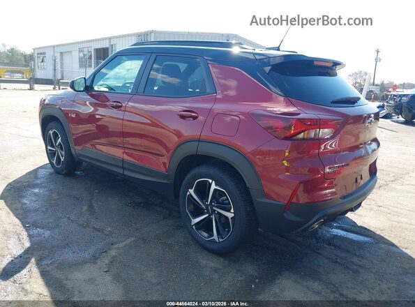 KL79MUSL9NB076299 2022 CHEVROLET TRAILBLAZER Красный Задняя левая четверть
