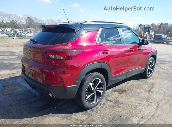 KL79MUSL9NB076299 2022 CHEVROLET TRAILBLAZER Красный Задняя правая четверть