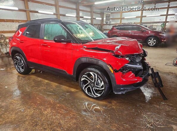 KL79MUSL9TB032736 2026 CHEVROLET TRAILBLAZER Red Front right
