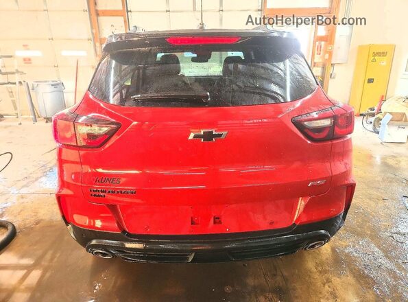 KL79MUSL9TB032736 2026 CHEVROLET TRAILBLAZER Red Rear view
