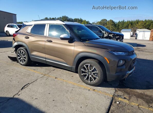 KL79MVSL4MB053582 2021 CHEVROLET TRAILBLAZER Tan Передня права чверть