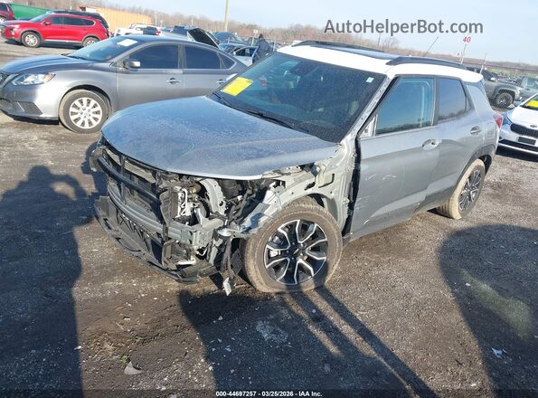 KL79MVSL9PB201648 2023 CHEVROLET TRAILBLAZER Gray Front left
