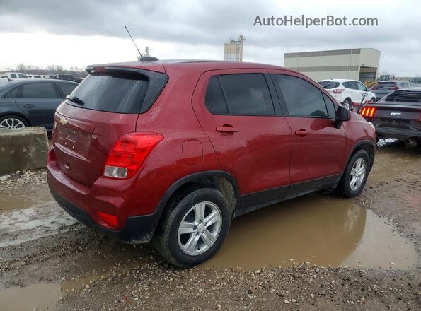 KL7CJKSB0MB319653 2021 CHEVROLET TRAX Maroon 