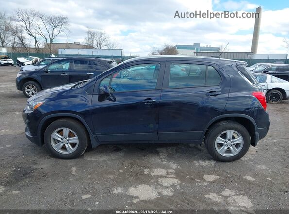 KL7CJKSB2MB315474 2021 CHEVROLET TRAX Синий Вид задней части салона