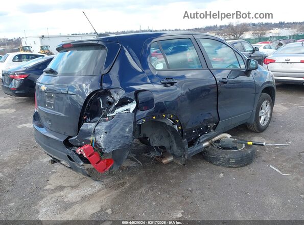 KL7CJKSB2MB315474 2021 CHEVROLET TRAX Синий Задняя правая четверть