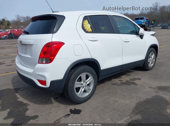 KL7CJKSB3MB327763 2021 CHEVROLET TRAX White Trasero derecho