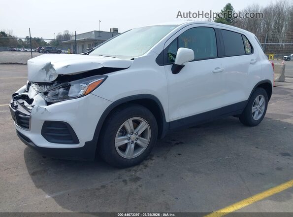 KL7CJKSB3MB327763 2021 CHEVROLET TRAX White Vista tres cuartos delantera izquierda