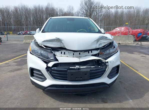 KL7CJKSB3MB327763 2021 CHEVROLET TRAX White Vista del cuadro de instrumentos
