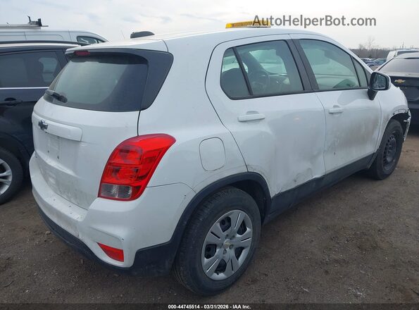 KL7CJKSB6JB721639 2018 CHEVROLET TRAX Белый Задняя правая четверть