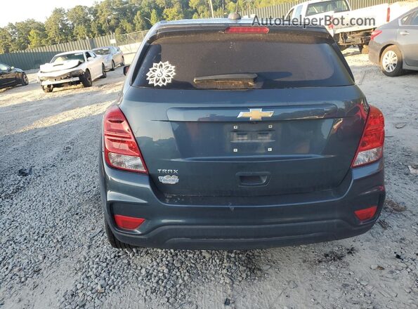 KL7CJKSB8MB333865 2021 CHEVROLET TRAX Blue Հետևի տեսք