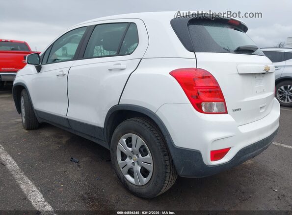 KL7CJKSB9JB574135 2018 CHEVROLET TRAX White 