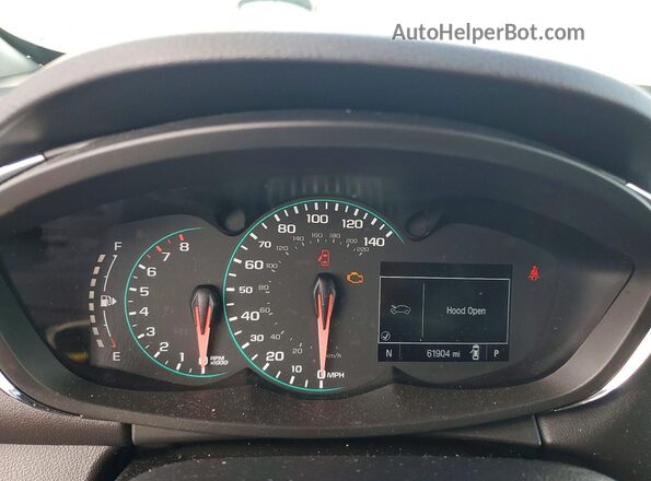 KL7CJKSBXMB334225 2021 CHEVROLET TRAX Gray ხელსაწყოთა პანელის ხედი