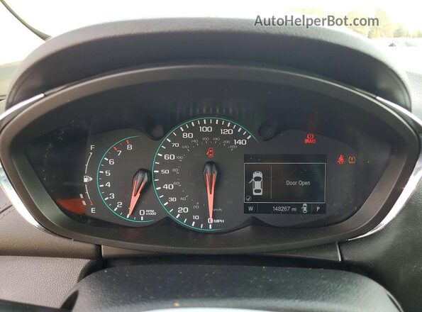 KL7CJKSBXMB339702 2021 CHEVROLET TRAX White Vista del cuadro de instrumentos