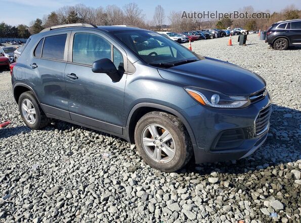 KL7CJLSB4MB338504 2021 CHEVROLET TRAX Blue 