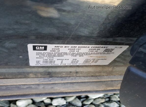 KL7CJLSB4MB338504 2021 CHEVROLET TRAX Blue 