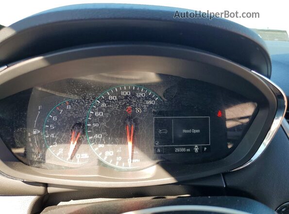 KL7CJLSB5MB355649 2021 CHEVROLET TRAX Blue Instrument cluster view
