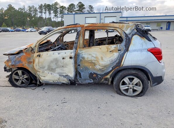 KL7CJLSB6MB323857 2021 CHEVROLET TRAX Silver Rear left