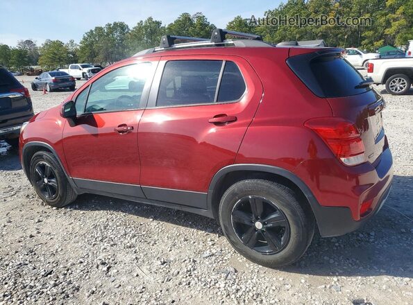 KL7CJLSB8MB313640 2021 CHEVROLET TRAX Red Հետևի ձախ