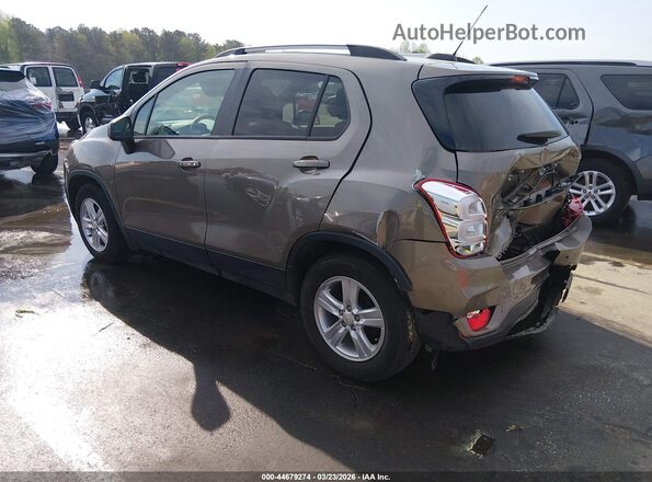 KL7CJLSB9MB331578 2021 CHEVROLET TRAX Brown Հետևի ձախ