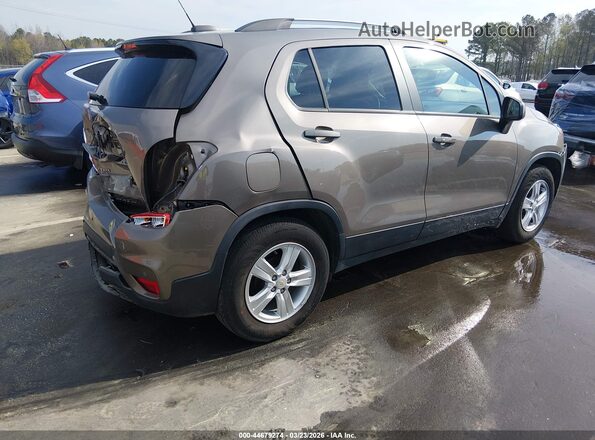 KL7CJLSB9MB331578 2021 CHEVROLET TRAX Brown Հետևի աջ