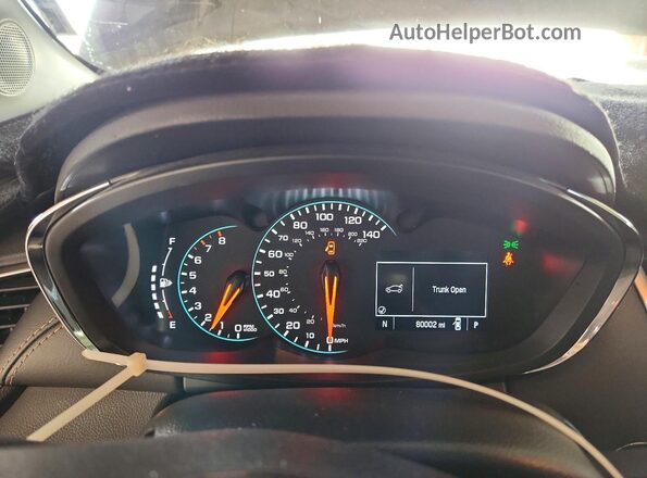 KL7CJLSBXMB352097 2021 CHEVROLET TRAX Black Widok zestawu wskaźników