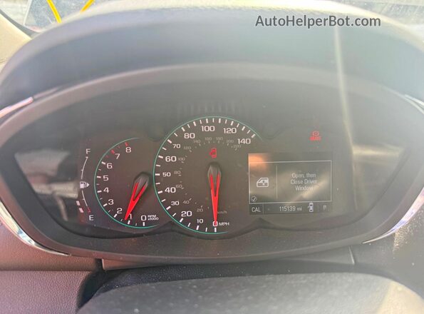 KL7CJLSM6MB368329 2021 CHEVROLET TRAX Black Вид щитка приладів