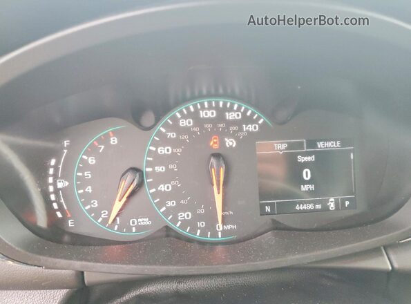 KL7CJNSB3MB352390 2021 CHEVROLET TRAX Blue Instrument cluster view