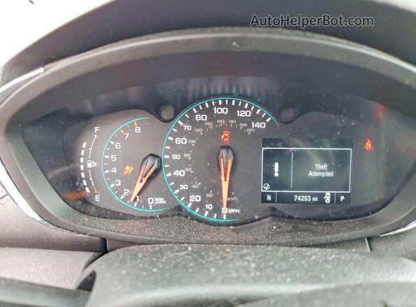KL7CJNSM5MB366759 2021 CHEVROLET TRAX Red Սարքավորումների վահանակի տեսք