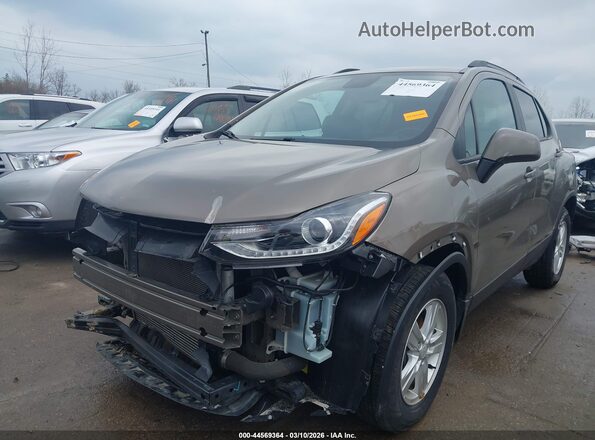 KL7CJPSB0MB316054 2021 CHEVROLET TRAX Brown Առջևի ձախ երեք քառորդ տեսարան