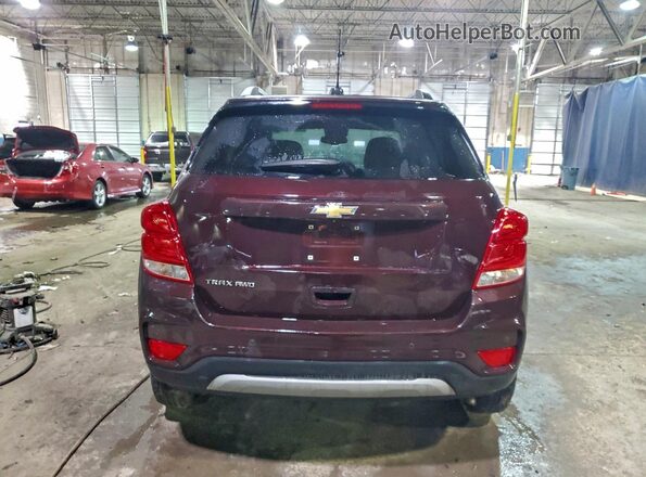 KL7CJPSB0MB358112 2021 CHEVROLET TRAX Burgundy Вид ззаду