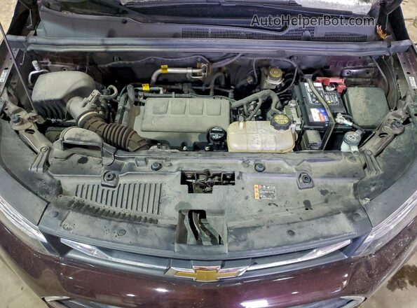 KL7CJPSB0MB358112 2021 CHEVROLET TRAX Burgundy Вид підкапотного простору