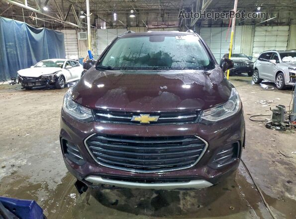 KL7CJPSB0MB358112 2021 CHEVROLET TRAX Burgundy Вид спереду