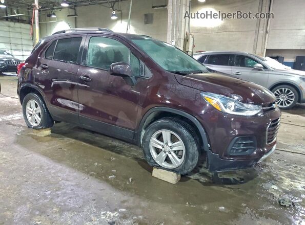 KL7CJPSB0MB358112 2021 CHEVROLET TRAX Burgundy Передня права чверть