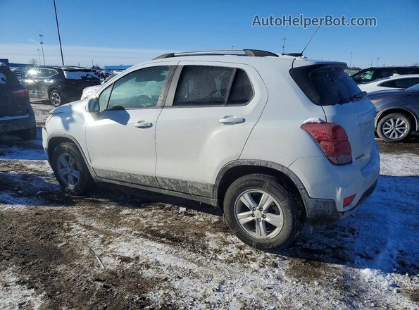 KL7CJPSB5MB346702 2021 CHEVROLET TRAX White Հետևի ձախ
