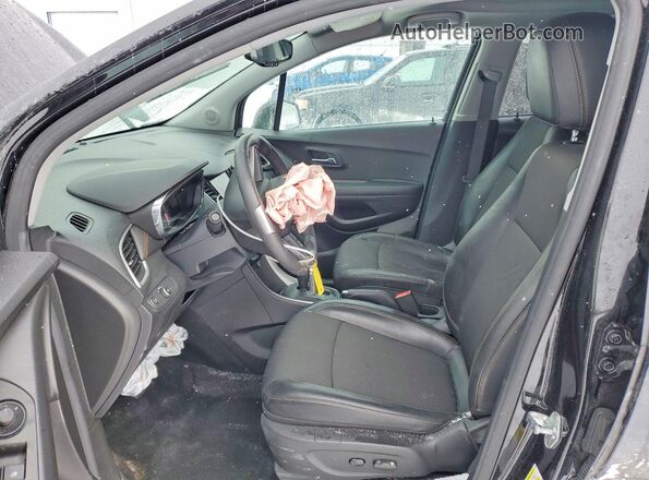 KL7CJPSB7MB346779 2021 CHEVROLET TRAX Black Widok wnętrza z przodu