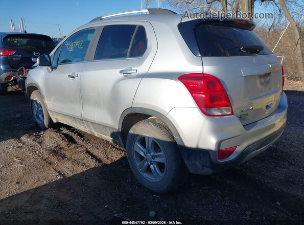 KL7CJPSB8JB710462 2018 CHEVROLET TRAX Silver Հետևի ձախ