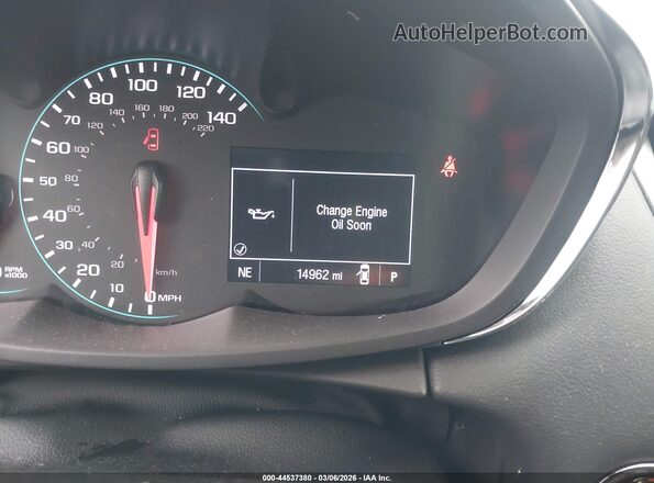 KL7CJPSB9KB931778 2019 CHEVROLET TRAX Silver Widok wnętrza 360 stopni