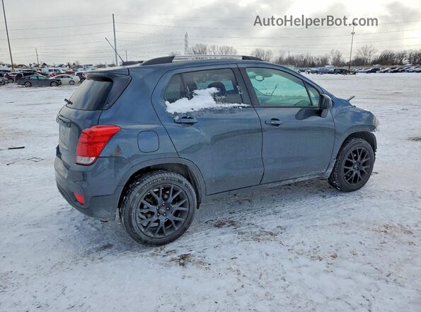 KL7CJPSM0MB366356 2021 CHEVROLET TRAX Blue Trasero derecho