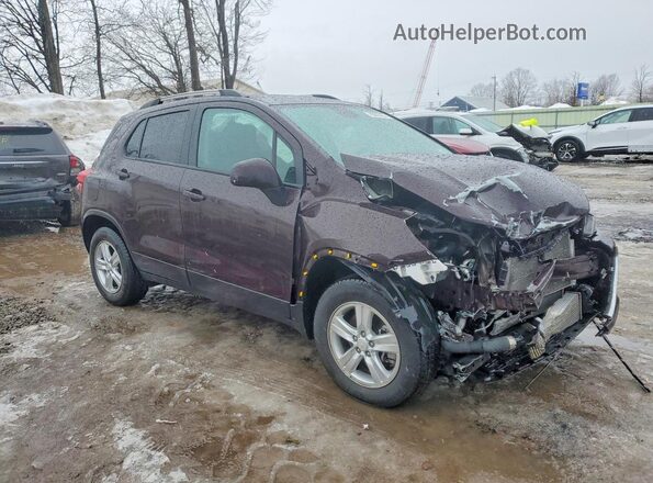 KL7CJPSM1MB363840 2021 CHEVROLET TRAX Purple Front right
