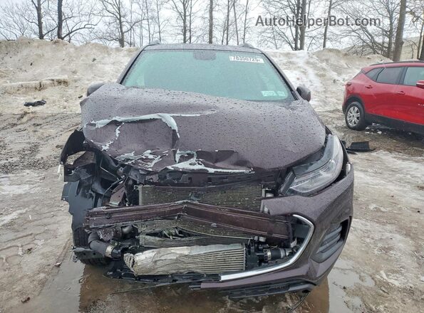 KL7CJPSM1MB363840 2021 CHEVROLET TRAX Purple Front view
