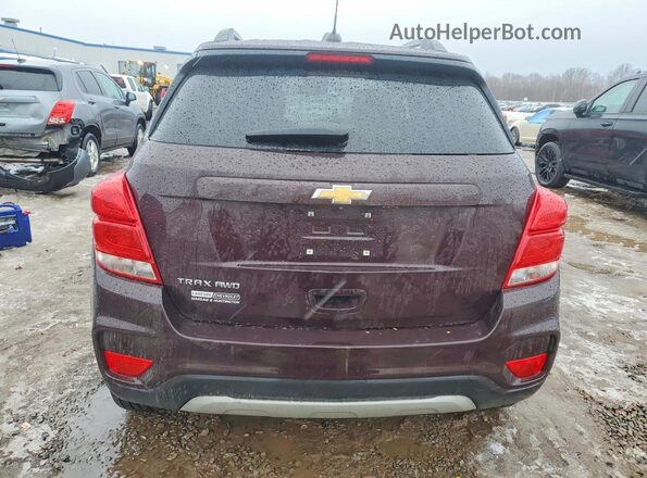 KL7CJPSM1MB363840 2021 CHEVROLET TRAX Purple Rear view