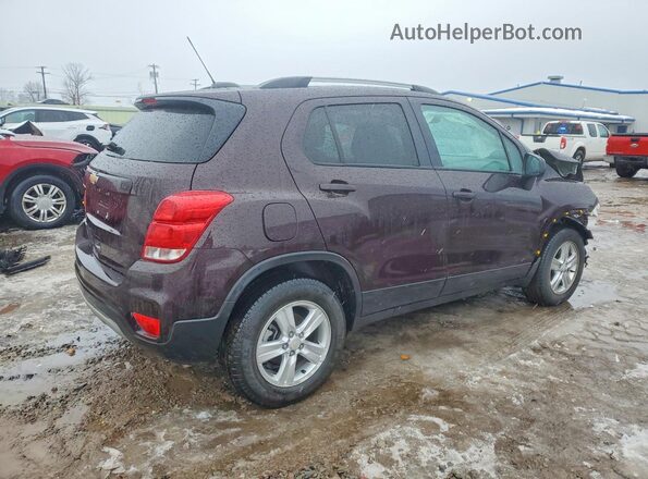 KL7CJPSM1MB363840 2021 CHEVROLET TRAX Purple Rear right