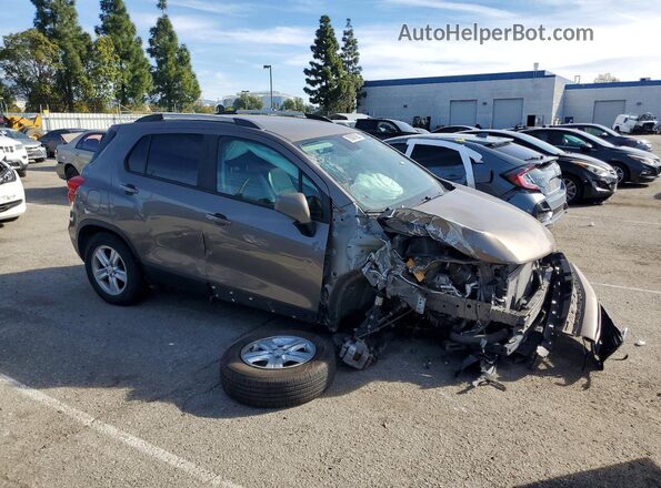 KL7CJPSM1MB371615 2021 CHEVROLET TRAX Silver Przód prawy