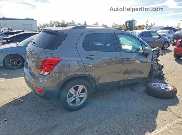 KL7CJPSM1MB371615 2021 CHEVROLET TRAX Silver Tył prawy