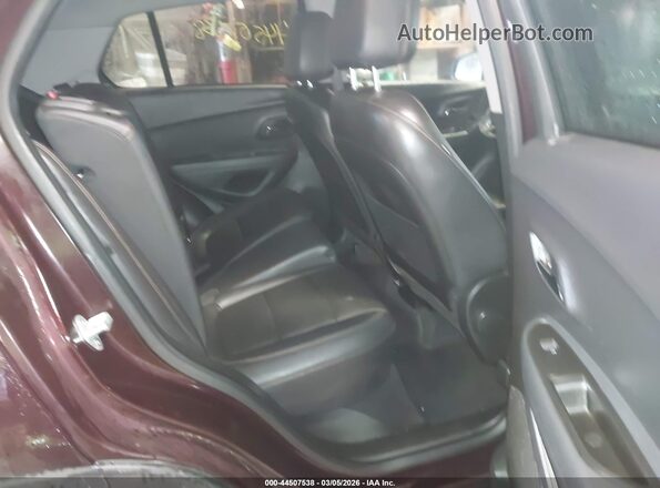 KL7CJPSM2MB369694 2021 CHEVROLET TRAX Maroon Vista de la etiqueta del VIN