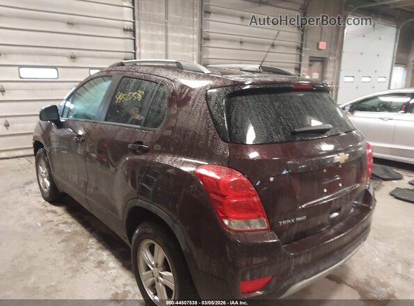 KL7CJPSM2MB369694 2021 CHEVROLET TRAX Maroon Trasero izquierdo