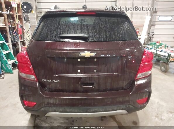KL7CJPSM2MB369694 2021 CHEVROLET TRAX Maroon 