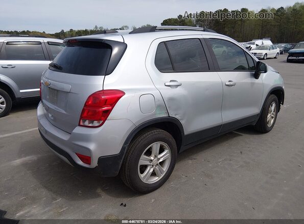 KL7CJPSM5NB567915 2022 CHEVROLET TRAX Silver Задня права чверть