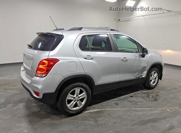 KL7CJPSMXNB540581 2022 CHEVROLET TRAX Silver Rear right