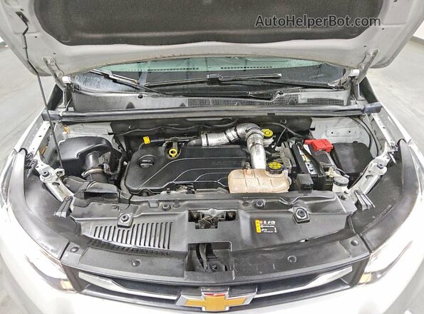 KL7CJPSMXNB540581 2022 CHEVROLET TRAX Silver Engine compartment view